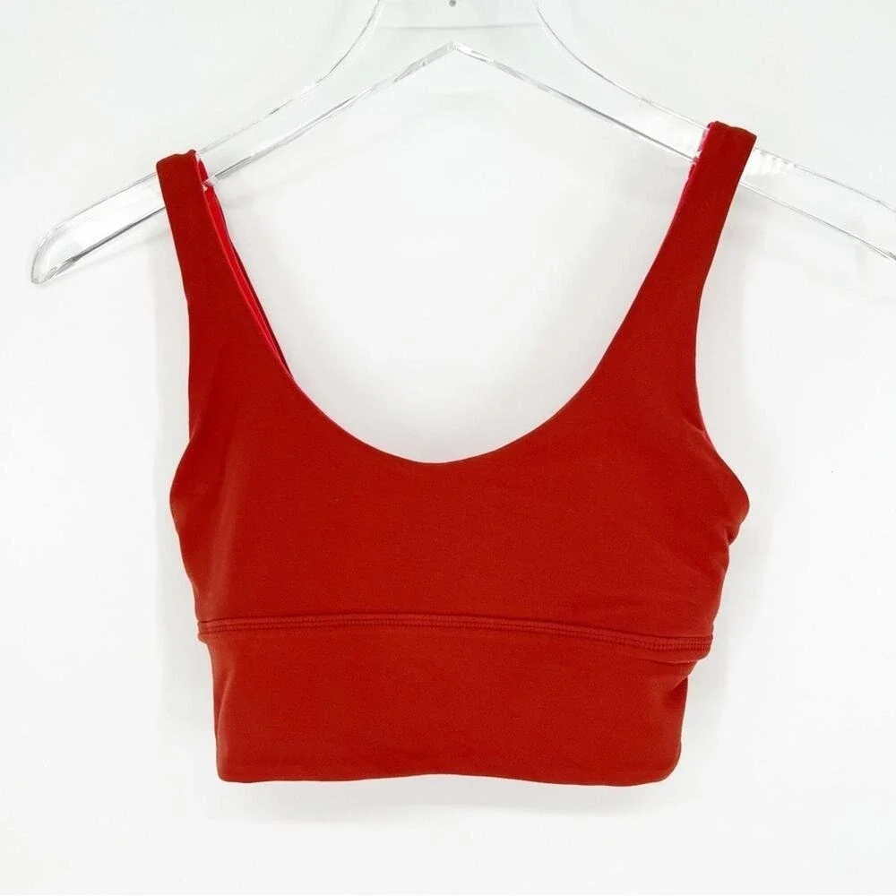 Lululemon Women's Align Reversible A/B Sports Bra 2 Mulled Wine
